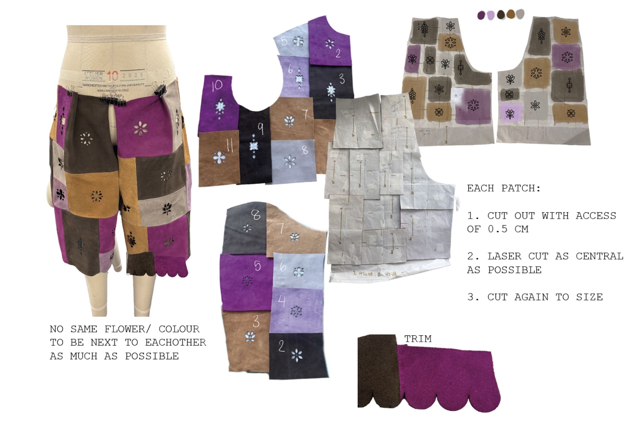 Development — patchwork construction detail and technical specification