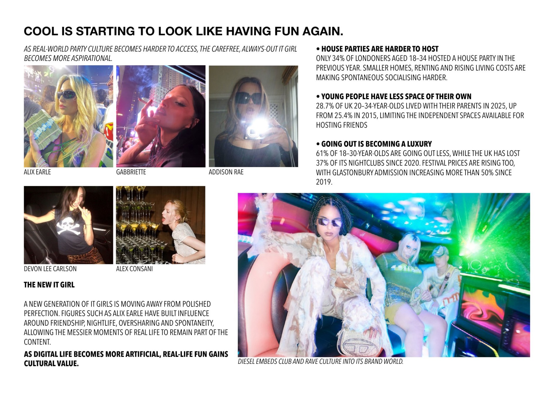 Cool is starting to look like having fun again — the new it girl and the value of real-life fun