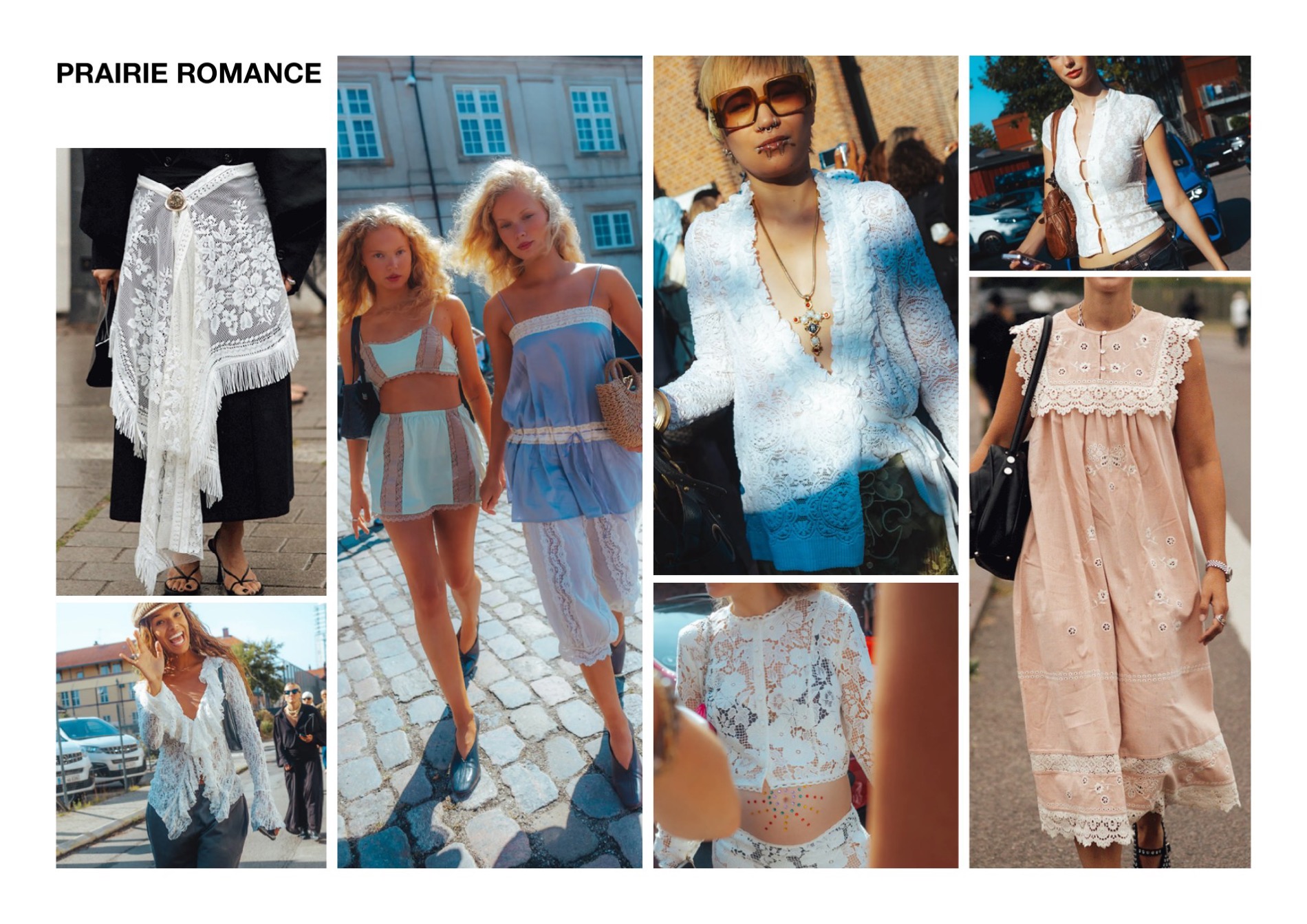 Prairie Romance — lace, broderie and soft romantic dressing
