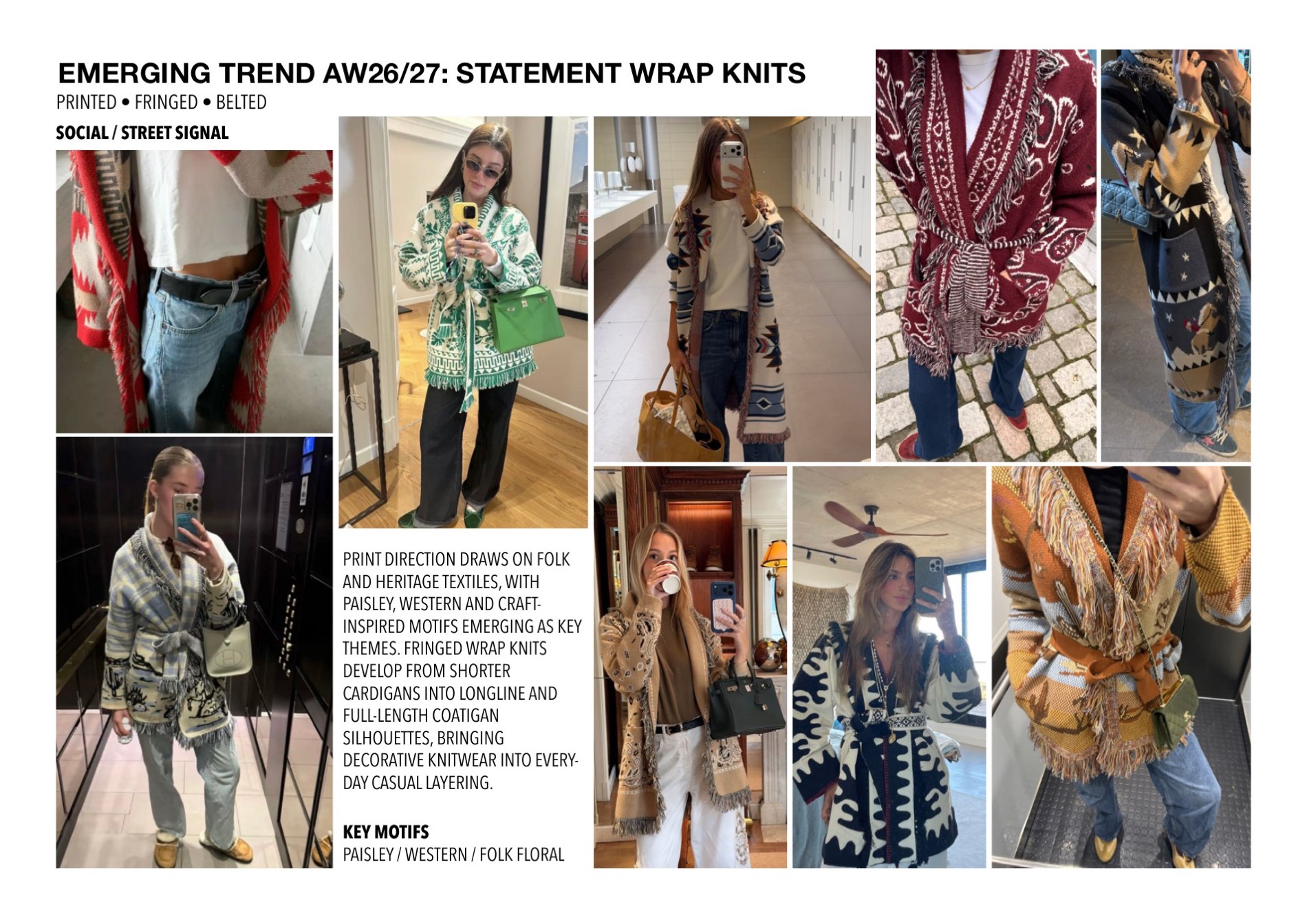 Emerging trend AW26/27 — social and street signal, print direction and key motifs